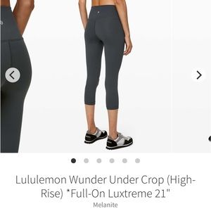 ISO lululemon melanite wunder under